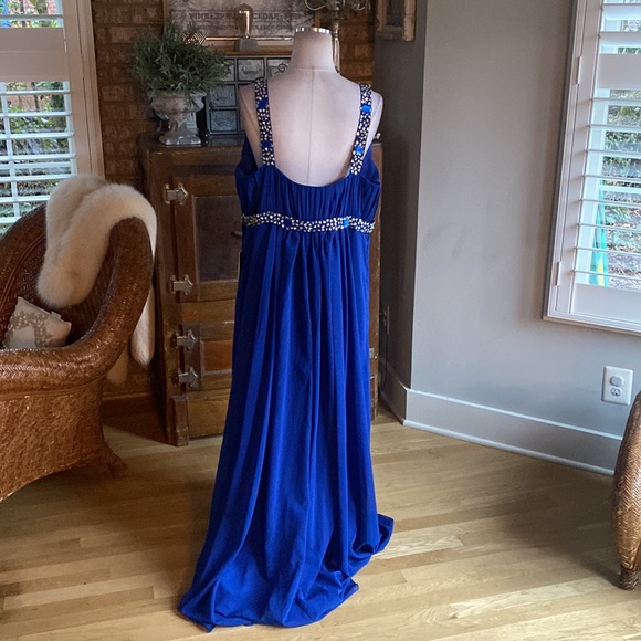 JJs House Dresses Jjs House Royal Blue Beaded Special Occasion